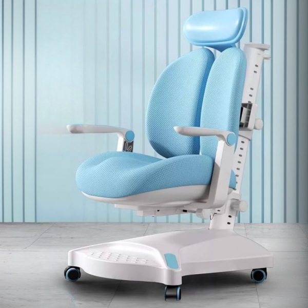 "Upholstered Chair(s) Adjustable Height Kids Chair With Arms, Lockable Wheels"