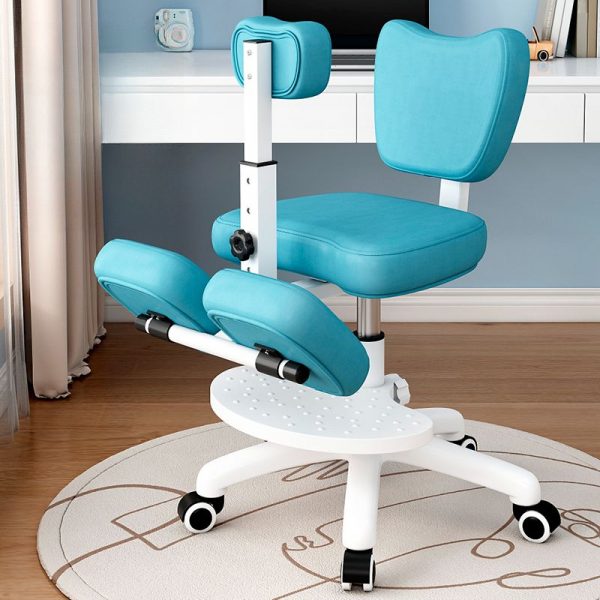 "Upholstered Chair(s) Adjustable Height Kids Chair with Lockable Casters"