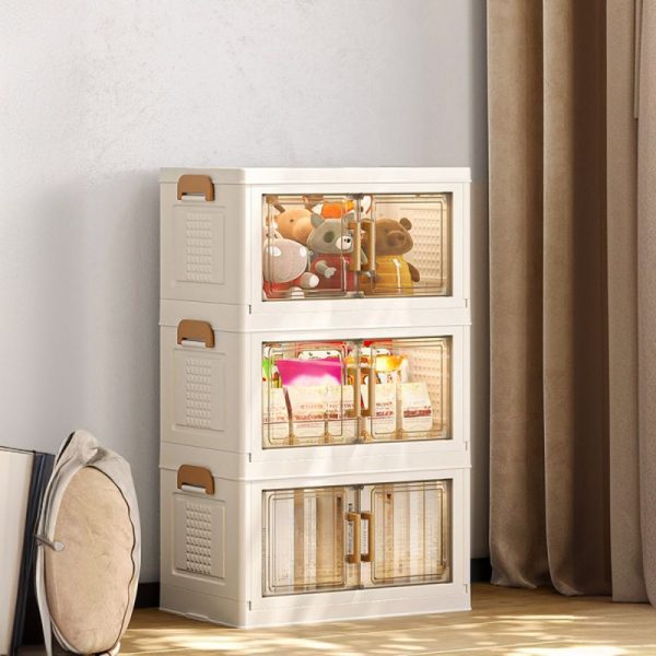 "Turned Swivel Standard Kids Bookshelf with Bar Pull Handle and Multiple Doors (8/6/4 Doors)"