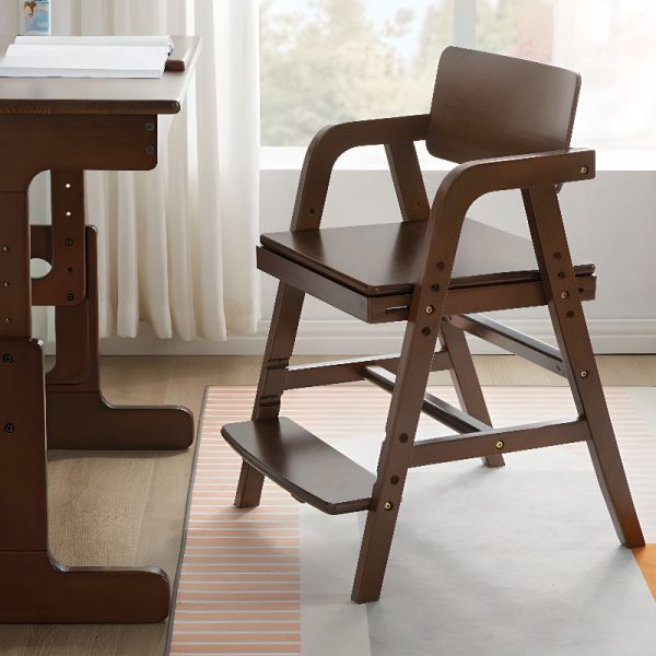 "Adjustable Height Children's Chair With Arms in Wood, Upholstered Chair(s)/Non-Upholstered Chair(s)"