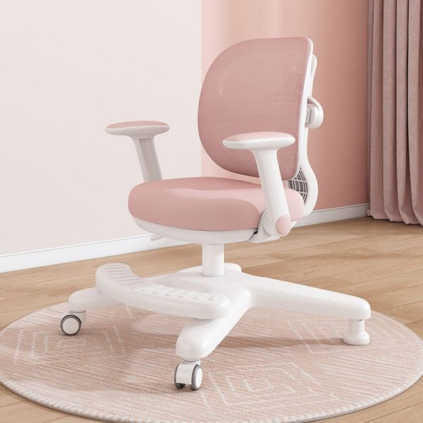 "Adjustable Height Kids Chair With Arms and Lockable Wheels, Upholstered Chair(s)"