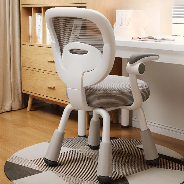 "Metal Adjustable Height Children's Chair with Solid Color Back, Upholstered Chair(s)"