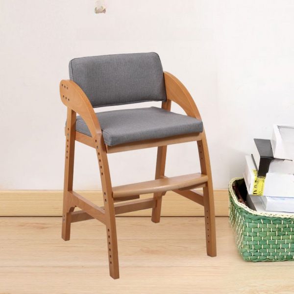 "Adjustable Height Children's Chair With Arms and Removable Cushions, Upholstered Chair(s)"