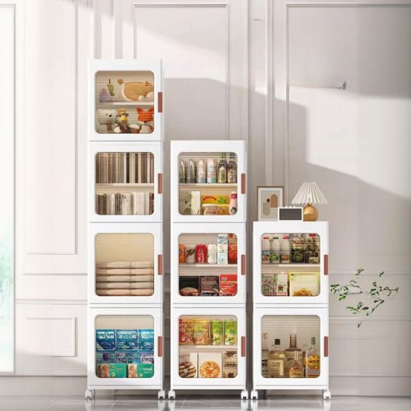 "Standard Children's Bookshelf with Turned Swivel, Bar Pull Handle, and 6, 4, or 3 Doors"